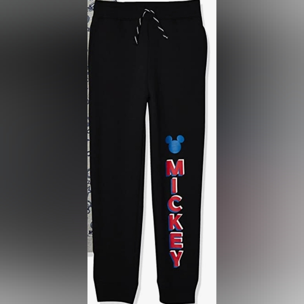 Mickey Mouse joggers. Black. Kids XXL (14)